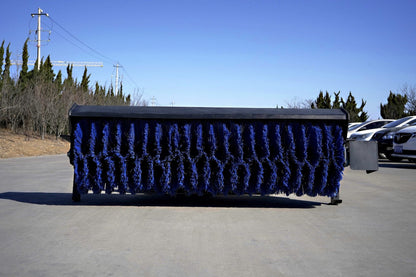 72" Hydraulic Skid Steer Angle Broom on Pavement
Side View of Skid Steer Sweeper with Steel Bristles
Heavy-Duty Skid Steer Snow and Dirt Broom Attachment
Close-up of SBA72RB2 Bristle Set on Angle Broom
Mounted Skid Steer Broom in Outdoor Worksite
