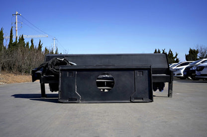 72" Hydraulic Skid Steer Angle Broom on Pavement
Side View of Skid Steer Sweeper with Steel Bristles
Heavy-Duty Skid Steer Snow and Dirt Broom Attachment
Close-up of SBA72RB2 Bristle Set on Angle Broom
Mounted Skid Steer Broom in Outdoor Worksite