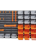 New 72 PCS Wall Mounted Pegboard & Storage Bin Panel Set – Heavy Duty Garage Organizer System GS8482 - with | Sold by Uncle Wiener's Wholesale