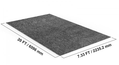 New 7.33 x 20 FT Garage Floor Mat – Heavy - Duty Non - Slip Protective Flooring Rug S3144 - with | Sold by Uncle Wiener's Wholesale