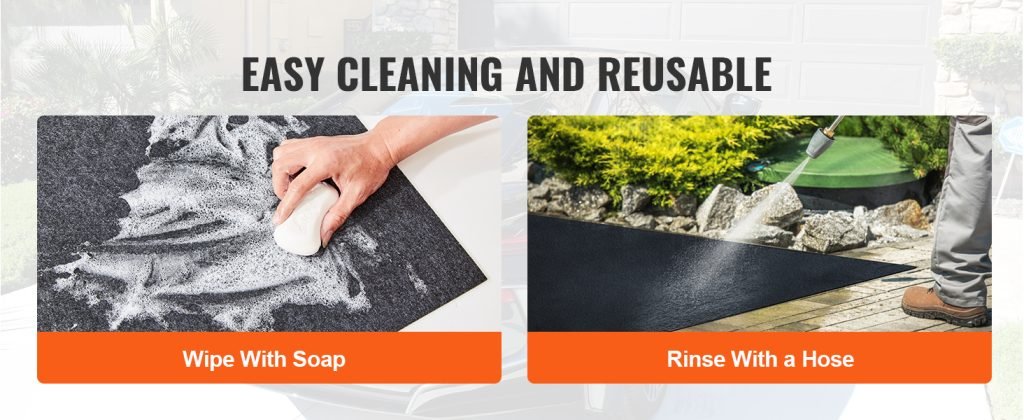 New 7.33 x 20 FT Garage Floor Mat – Heavy - Duty Non - Slip Protective Flooring Rug S3144 - with | Sold by Uncle Wiener's Wholesale