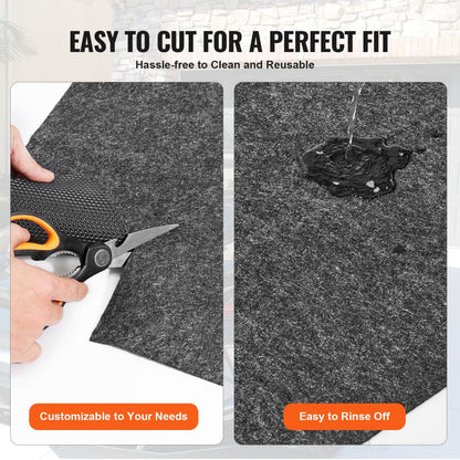 New 7.33 x 20 FT Garage Floor Mat – Heavy - Duty Non - Slip Protective Flooring Rug S3144 - with | Sold by Uncle Wiener's Wholesale