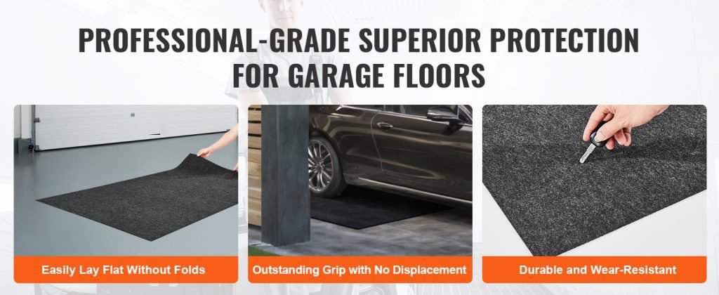 New 7.33 x 20 FT Garage Floor Mat – Heavy - Duty Non - Slip Protective Flooring Rug S3144 - with | Sold by Uncle Wiener's Wholesale