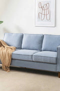 78” Modern Square Arm Couch – Front Room Setup
Dusty Blue Square Arm Sofa – Minimalist Interior
Armrest Storage Pockets on Modern Sofa – Close-Up
Side Angle of Compact 3-Seater Couch
Contemporary Sofa with Solid Wood Frame – Living Room View