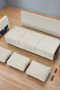 78” Modern Square Arm Couch – Front Room Setup
Dusty Blue Square Arm Sofa – Minimalist Interior
Armrest Storage Pockets on Modern Sofa – Close-Up
Side Angle of Compact 3-Seater Couch
Contemporary Sofa with Solid Wood Frame – Living Room View