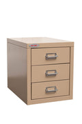 New 8 Drawer Steel Under - Desk Storage Cabinet – Compact Multi - Drawer Organizer - with 3 drawers: 9.1" W × 3.54" H × 11.4" D | Sold by Uncle Wiener's Wholesale