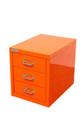 New 8 Drawer Steel Under - Desk Storage Cabinet – Compact Multi - Drawer Organizer - with 3 drawers: 9.1" W × 3.54" H × 11.4" D | Sold by Uncle Wiener's Wholesale