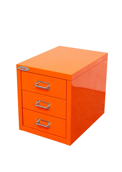 New 8 Drawer Steel Under - Desk Storage Cabinet – Compact Multi - Drawer Organizer - with 3 drawers: 9.1" W × 3.54" H × 11.4" D | Sold by Uncle Wiener's Wholesale