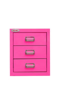 New 8 Drawer Steel Under - Desk Storage Cabinet – Compact Multi - Drawer Organizer - with 3 drawers: 9.1" W × 3.54" H × 11.4" D | Sold by Uncle Wiener's Wholesale
