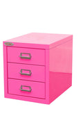 New 8 Drawer Steel Under - Desk Storage Cabinet – Compact Multi - Drawer Organizer - with 3 drawers: 9.1" W × 3.54" H × 11.4" D | Sold by Uncle Wiener's Wholesale