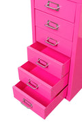 New 8 Drawer Steel Under - Desk Storage Cabinet – Compact Multi - Drawer Organizer - with 6 drawers: 9.1" W × 3.54" H × 11.4" D | Sold by Uncle Wiener's Wholesale