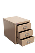 New 8 Drawer Steel Under - Desk Storage Cabinet – Compact Multi - Drawer Organizer - with 3 drawers: 9.1" W × 3.54" H × 11.4" D | Sold by Uncle Wiener's Wholesale