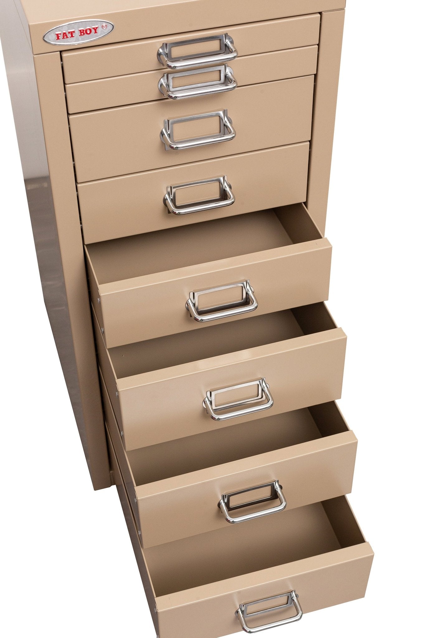 New 8 Drawer Steel Under - Desk Storage Cabinet – Compact Multi - Drawer Organizer - with 3 drawers: 9.1" W × 3.54" H × 11.4" D | Sold by Uncle Wiener's Wholesale