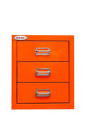 New 8 Drawer Steel Under - Desk Storage Cabinet – Compact Multi - Drawer Organizer - with 3 drawers: 9.1" W × 3.54" H × 11.4" D | Sold by Uncle Wiener's Wholesale