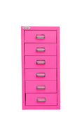New 8 Drawer Steel Under - Desk Storage Cabinet – Compact Multi - Drawer Organizer - with 6 drawers: 9.1" W × 3.54" H × 11.4" D | Sold by Uncle Wiener's Wholesale
