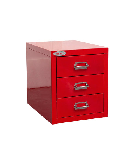 New 8 Drawer Steel Under - Desk Storage Cabinet – Compact Multi - Drawer Organizer - with 3 drawers: 9.1" W × 3.54" H × 11.4" D | Sold by Uncle Wiener's Wholesale