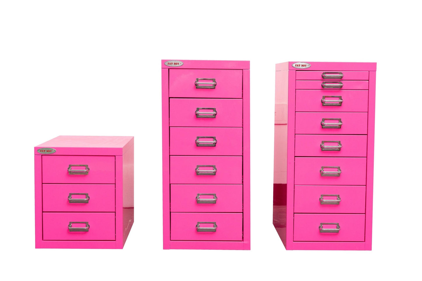 New 8 Drawer Steel Under - Desk Storage Cabinet – Compact Multi - Drawer Organizer - with 3 drawers: 9.1" W × 3.54" H × 11.4" D | Sold by Uncle Wiener's Wholesale