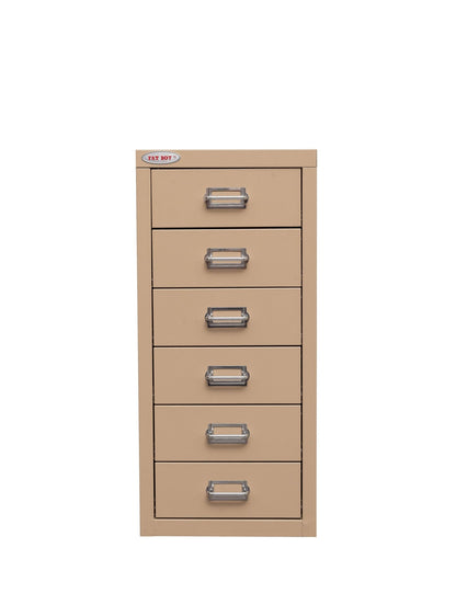 New 8 Drawer Steel Under - Desk Storage Cabinet – Compact Multi - Drawer Organizer - with 6 drawers: 9.1" W × 3.54" H × 11.4" D | Sold by Uncle Wiener's Wholesale