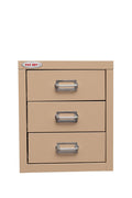 New 8 Drawer Steel Under - Desk Storage Cabinet – Compact Multi - Drawer Organizer - with 3 drawers: 9.1" W × 3.54" H × 11.4" D | Sold by Uncle Wiener's Wholesale