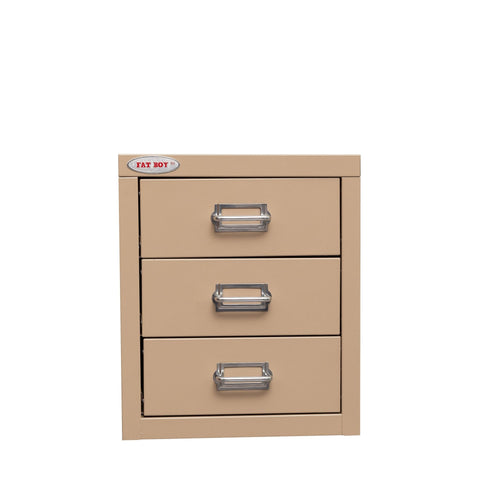 New 8 Drawer Steel Under - Desk Storage Cabinet – Compact Multi - Drawer Organizer - with 3 drawers: 9.1" W × 3.54" H × 11.4" D | Sold by Uncle Wiener's Wholesale
