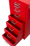 New 8 Drawer Steel Under - Desk Storage Cabinet – Compact Multi - Drawer Organizer - with 3 drawers: 9.1" W × 3.54" H × 11.4" D | Sold by Uncle Wiener's Wholesale