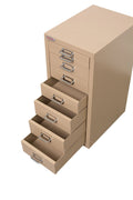 New 8 Drawer Steel Under - Desk Storage Cabinet – Compact Multi - Drawer Organizer - with 3 drawers: 9.1" W × 3.54" H × 11.4" D | Sold by Uncle Wiener's Wholesale
