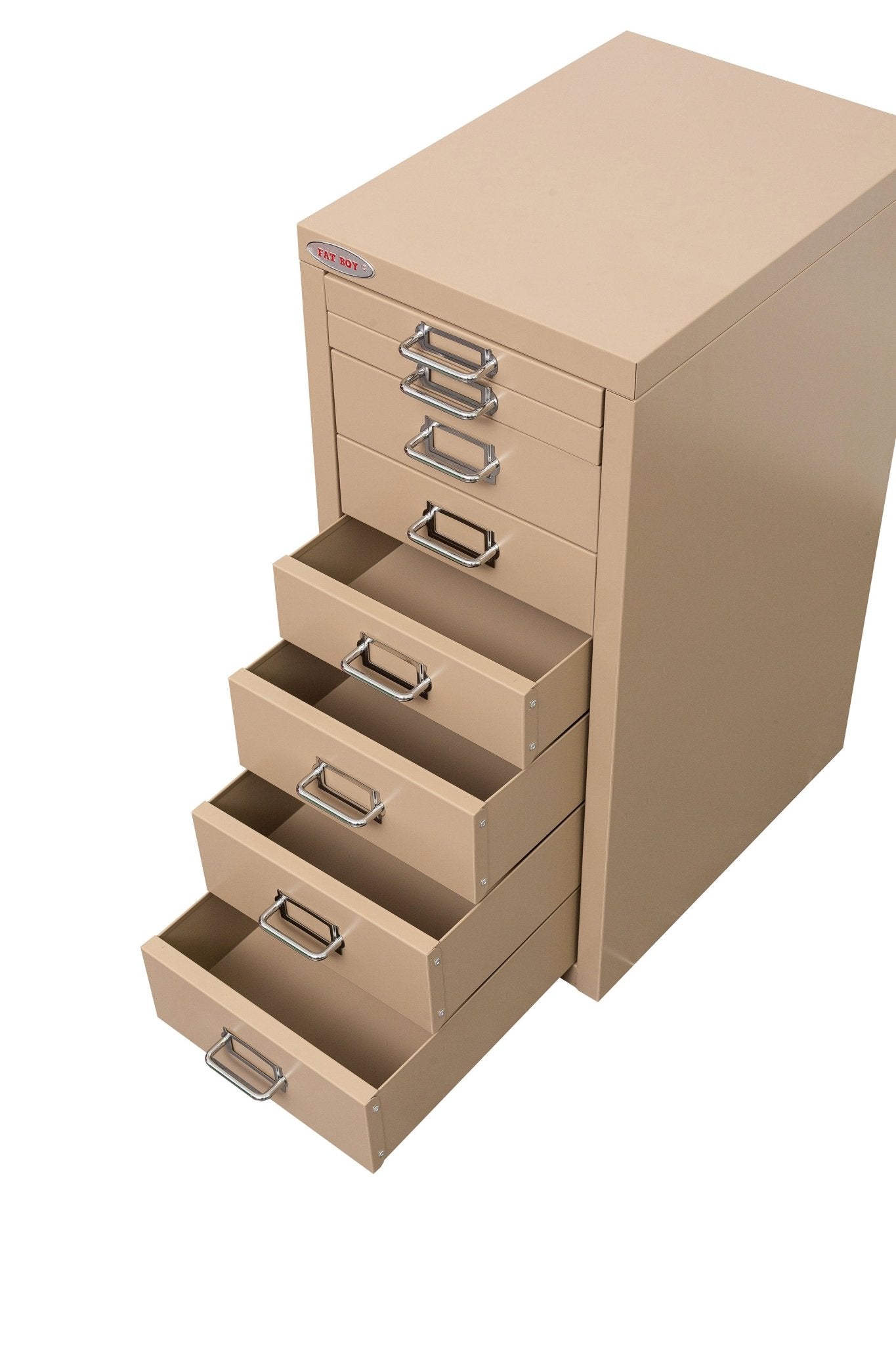 New 8 Drawer Steel Under - Desk Storage Cabinet – Compact Multi - Drawer Organizer - with 3 drawers: 9.1" W × 3.54" H × 11.4" D | Sold by Uncle Wiener's Wholesale