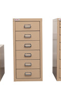 New 8 Drawer Steel Under - Desk Storage Cabinet – Compact Multi - Drawer Organizer - with 3 drawers: 9.1" W × 3.54" H × 11.4" D | Sold by Uncle Wiener's Wholesale