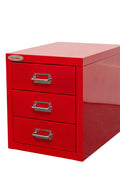 New 8 Drawer Steel Under - Desk Storage Cabinet – Compact Multi - Drawer Organizer - with 3 drawers: 9.1" W × 3.54" H × 11.4" D | Sold by Uncle Wiener's Wholesale
