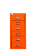 New 8 Drawer Steel Under - Desk Storage Cabinet – Compact Multi - Drawer Organizer - with 6 drawers: 9.1" W × 3.54" H × 11.4" D | Sold by Uncle Wiener's Wholesale