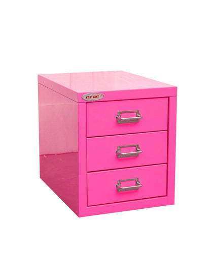 New 8 Drawer Steel Under - Desk Storage Cabinet – Compact Multi - Drawer Organizer - with 3 drawers: 9.1" W × 3.54" H × 11.4" D | Sold by Uncle Wiener's Wholesale
