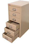 New 8 Drawer Steel Under - Desk Storage Cabinet – Compact Multi - Drawer Organizer - with 6 drawers: 9.1" W × 3.54" H × 11.4" D | Sold by Uncle Wiener's Wholesale