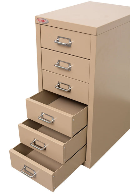 New 8 Drawer Steel Under - Desk Storage Cabinet – Compact Multi - Drawer Organizer - with 6 drawers: 9.1" W × 3.54" H × 11.4" D | Sold by Uncle Wiener's Wholesale