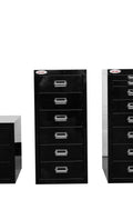 New 8 Drawer Steel Under - Desk Storage Cabinet – Compact Multi - Drawer Organizer - with 3 drawers: 9.1" W × 3.54" H × 11.4" D | Sold by Uncle Wiener's Wholesale