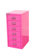 New 8 Drawer Steel Under - Desk Storage Cabinet – Compact Multi - Drawer Organizer - with 6 drawers: 9.1" W × 3.54" H × 11.4" D | Sold by Uncle Wiener's Wholesale