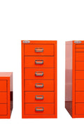 New 8 Drawer Steel Under - Desk Storage Cabinet – Compact Multi - Drawer Organizer - with 3 drawers: 9.1" W × 3.54" H × 11.4" D | Sold by Uncle Wiener's Wholesale