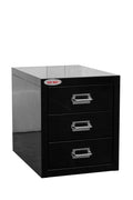 New 8 Drawer Steel Under - Desk Storage Cabinet – Compact Multi - Drawer Organizer - with 3 drawers: 9.1" W × 3.54" H × 11.4" D | Sold by Uncle Wiener's Wholesale