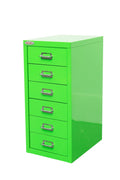 New 8 Drawer Steel Under - Desk Storage Cabinet – Compact Multi - Drawer Organizer - with 6 drawers: 9.1" W × 3.54" H × 11.4" D | Sold by Uncle Wiener's Wholesale
