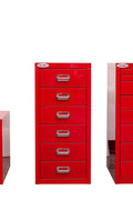 New 8 Drawer Steel Under - Desk Storage Cabinet – Compact Multi - Drawer Organizer - with 3 drawers: 9.1" W × 3.54" H × 11.4" D | Sold by Uncle Wiener's Wholesale