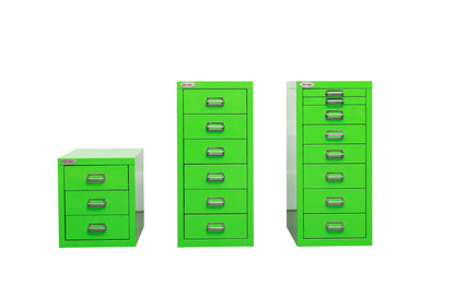 New 8 Drawer Steel Under - Desk Storage Cabinet – Compact Multi - Drawer Organizer - with 3 drawers: 9.1" W × 3.54" H × 11.4" D | Sold by Uncle Wiener's Wholesale