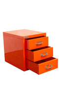 New 8 Drawer Steel Under - Desk Storage Cabinet – Compact Multi - Drawer Organizer - with 3 drawers: 9.1" W × 3.54" H × 11.4" D | Sold by Uncle Wiener's Wholesale