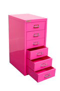 New 8 Drawer Steel Under - Desk Storage Cabinet – Compact Multi - Drawer Organizer - with 6 drawers: 9.1" W × 3.54" H × 11.4" D | Sold by Uncle Wiener's Wholesale