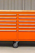 8FT Fatboy industrial tool bench with drawers and USB ports
Heavy-duty 24-drawer tool bench with stainless steel finish
Workshop organization tool bench with hardwood top
Mobile workbench with caster wheels and lockable drawers
