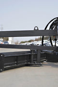 8FT Skid Steer Hydraulic Land Grader with Blade Tilt
Side View of Land Grader Attachment for Skid Steer
Blade Edge and Pneumatic Tires of Hydraulic Grader
In-Cab Controlled Land Grader Mounted on Skid Steer
Land Grading Attachment with Adjustable Angle and Tilt