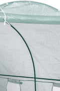 New 8 Ft Walk - In Tunnel Greenhouse Garden with Steel Frame – 552021 - with | Sold by Uncle Wiener's Wholesale