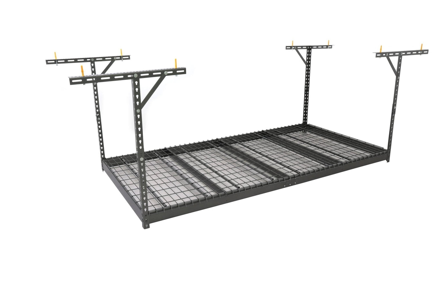 "8 FT x 4 FT Adjustable Ceiling Storage Rack for Garage Organization"

"Heavy-Duty Ceiling Mounted Storage Rack CSR48G"

"Garage Overhead Storage Rack with Adjustable Height"