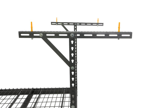 "8 FT x 4 FT Adjustable Ceiling Storage Rack for Garage Organization"

"Heavy-Duty Ceiling Mounted Storage Rack CSR48G"

"Garage Overhead Storage Rack with Adjustable Height"