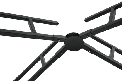 New 8 ft x 5 ft Grill Gazebo BBQ Canopy with LED Lights & Side Shelves | SKU: S1248 - with | Sold by Uncle Wiener's Wholesale