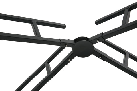 New 8 ft x 5 ft Grill Gazebo BBQ Canopy with LED Lights & Side Shelves | SKU: S1248 - with | Sold by Uncle Wiener's Wholesale