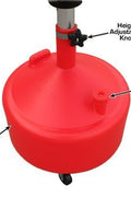 New 8 - Gallon Portable Waste Oil Drain – Mobile Oil Drain Tank for Auto Shops & Garages S1096 - with | Sold by Uncle Wiener's Wholesale